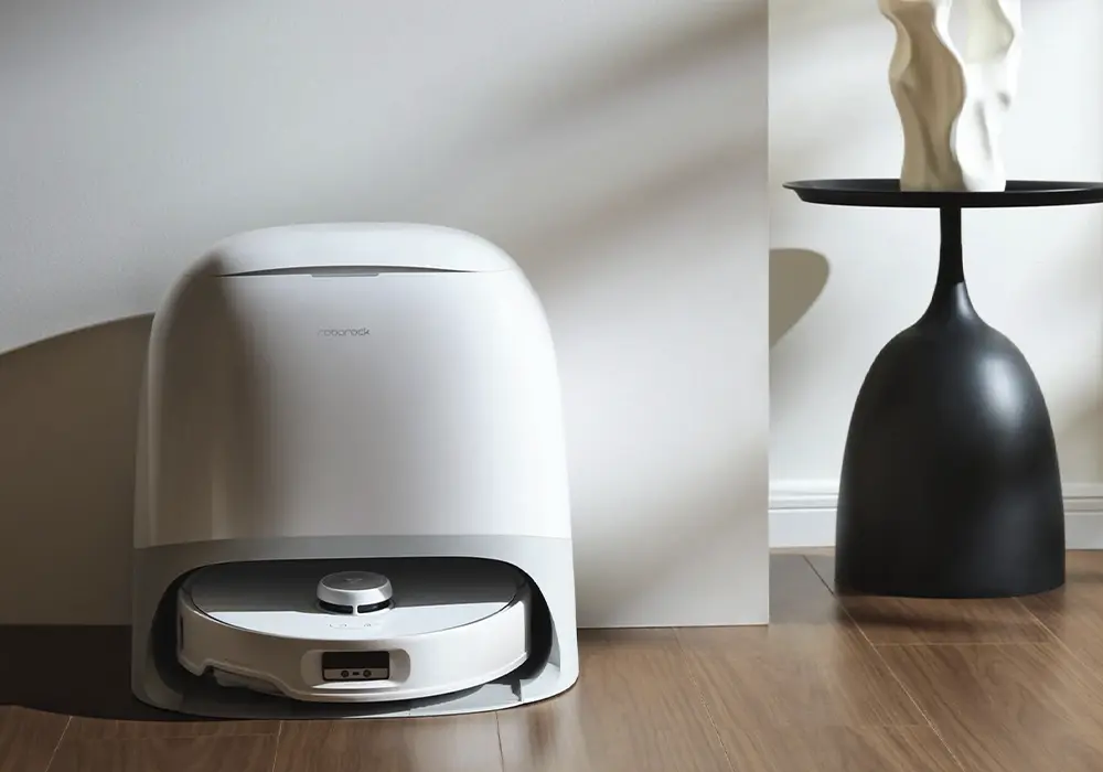 Элегантный округлый дизайн Roborock Qrevo Curv