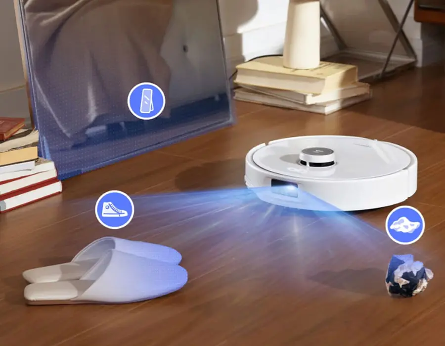Навигационная система PreciSense LiDAR и AI-камера Roborock QRevo Edge