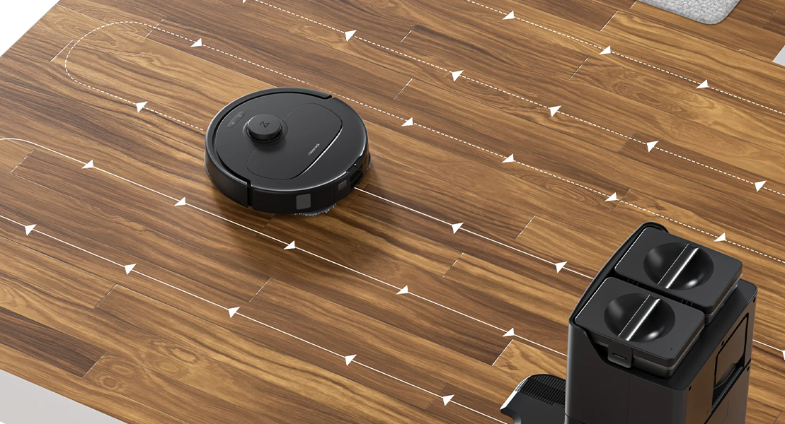 Робот-пылесос с влажной уборкой RoboRock QV 35A Robot Vacuum with Multifunctional Dock - Black (QV35A-01)