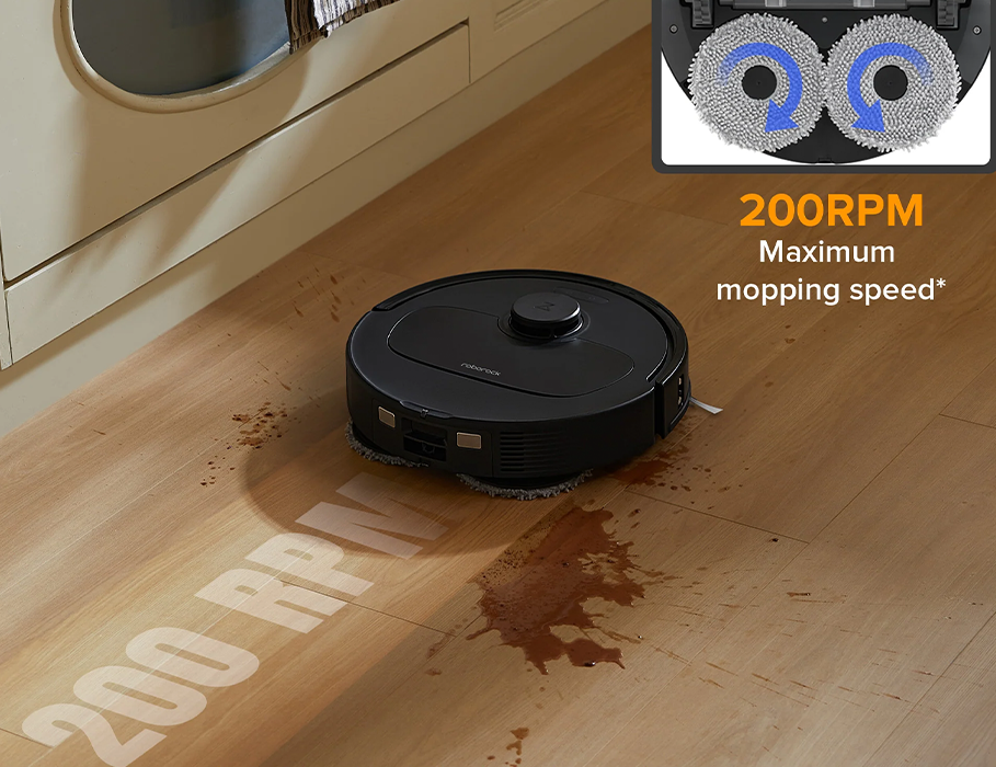 Робот-пылесос с влажной уборкой RoboRock QV 35A Robot Vacuum with Multifunctional Dock - Black (QV35A-01)