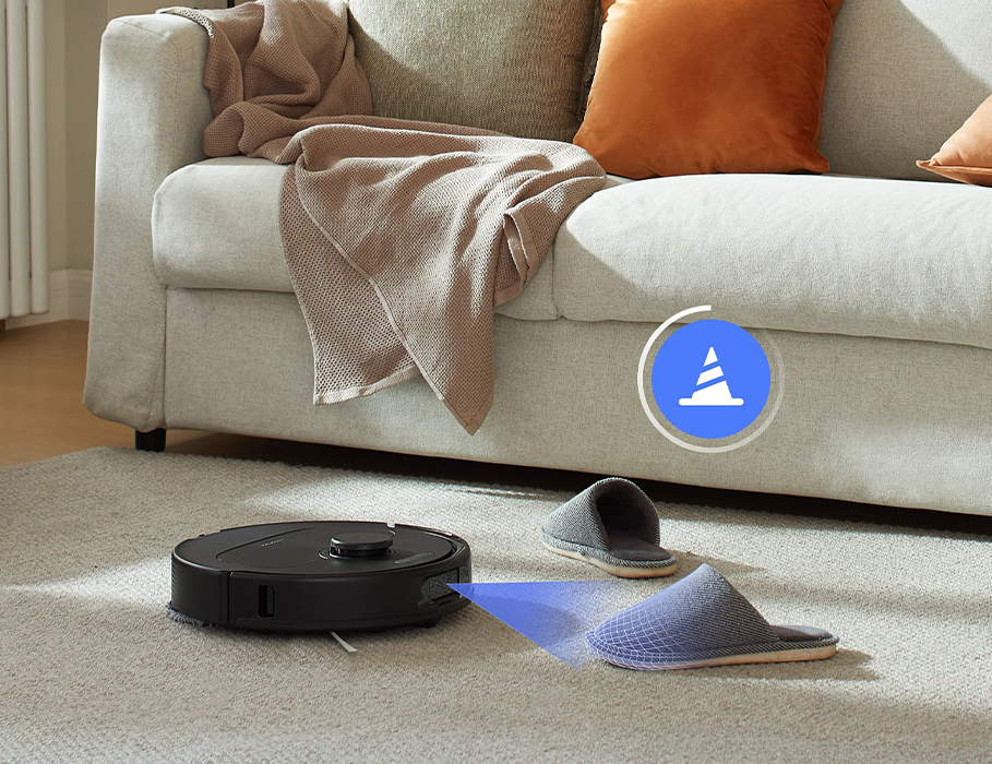 Робот-пылесос с влажной уборкой RoboRock QV 35A Robot Vacuum with Multifunctional Dock - Black (QV35A-01)