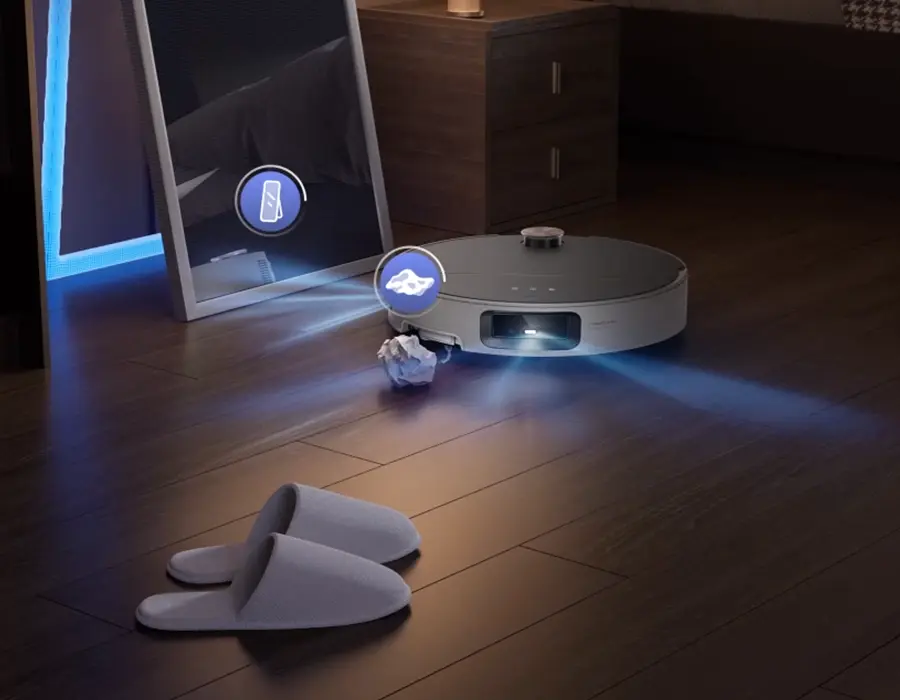 Система уникнення перешкод Roborock Saros 10 з RGB-камерою та сенсорами