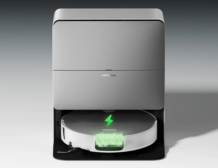 Робот-пылесос с влажной уборкой RoboRock Saros 20 Sonic Complete - Black (S20C52-00)