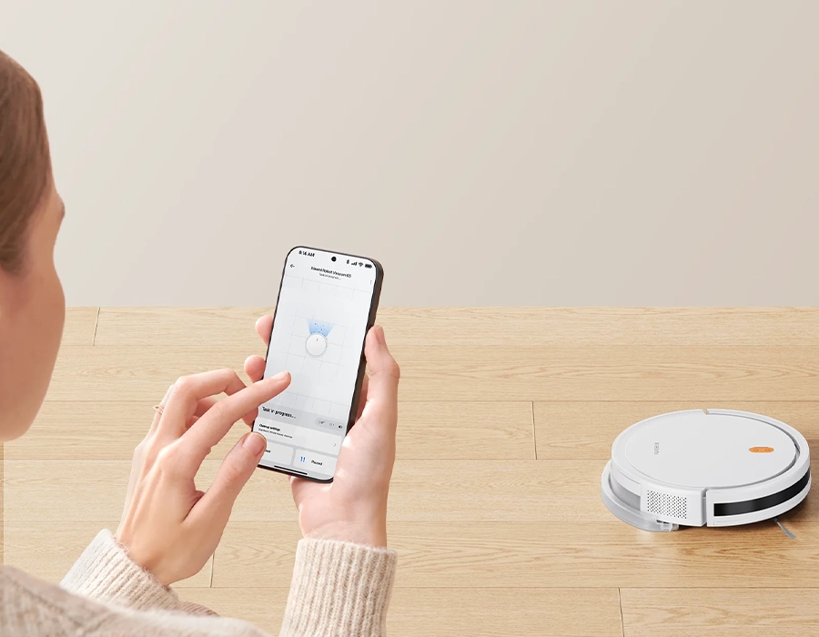 Робот-пылесос с влажной уборкой Xiaomi Mi Robot Vacuum E5 - Black (BHR8298EU)