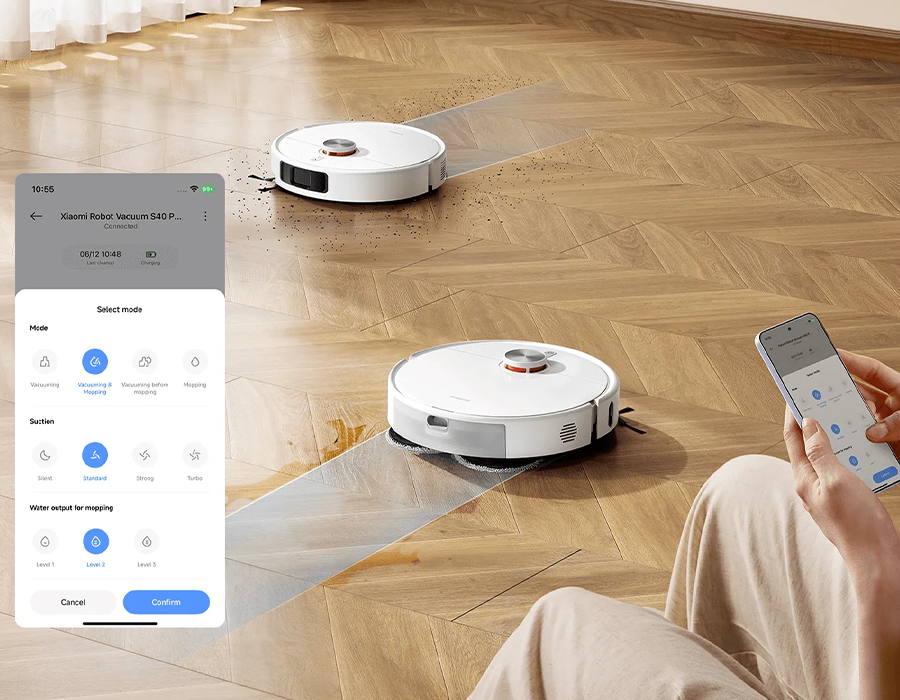 Робот-пылесос Xiaomi Robot Vacuum S40 Pro (BHR089REU)