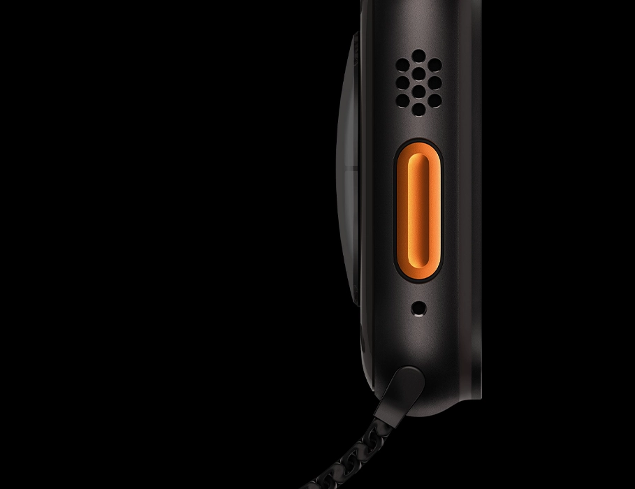 Кнопка действия Apple Watch Ultra 3 для быстрого управления функциями