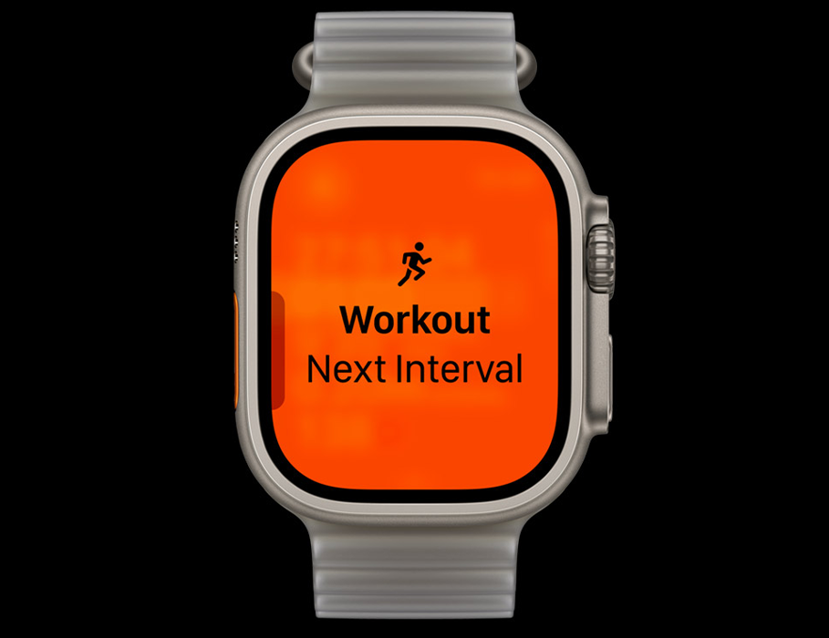 AApple Watch Ultra 4 GPS + Cellular 49mm Black Titanium Case with Translucent Black Ocean Band (MJAY4)