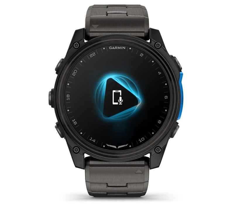 Смарт-часы Garmin D2 Mach 2 47 mm AMOLED Sapphire - Titanium Case with Oxford Brown Leather Band (010-02904-30/31)