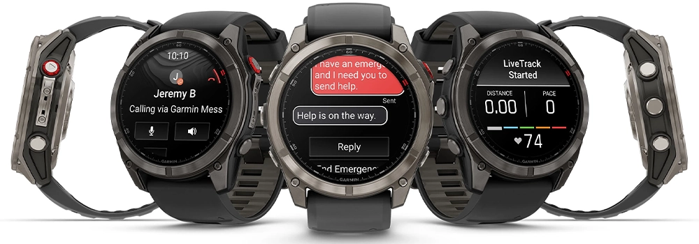 Garmin fenix 8 Pro з AMOLED-дисплеєм, сапфіровим склом і титановим безелем