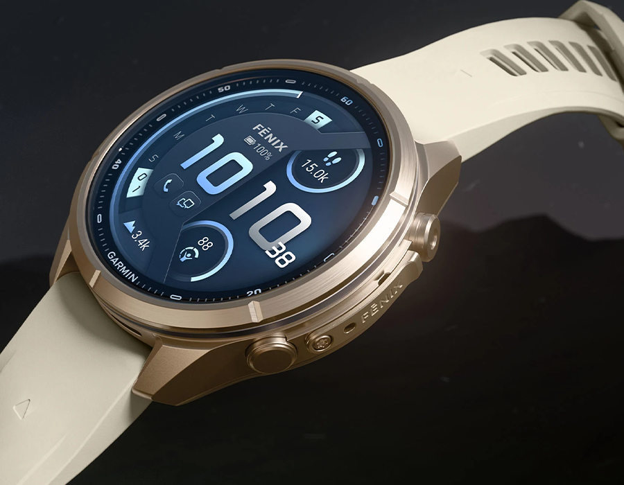 Смарт-годинник Garmin Fenix 9 Pro inReach Solar 47mm Titanium Case with Pebble Gray/Silver Gray Silicone Band (010-04338-00/01)