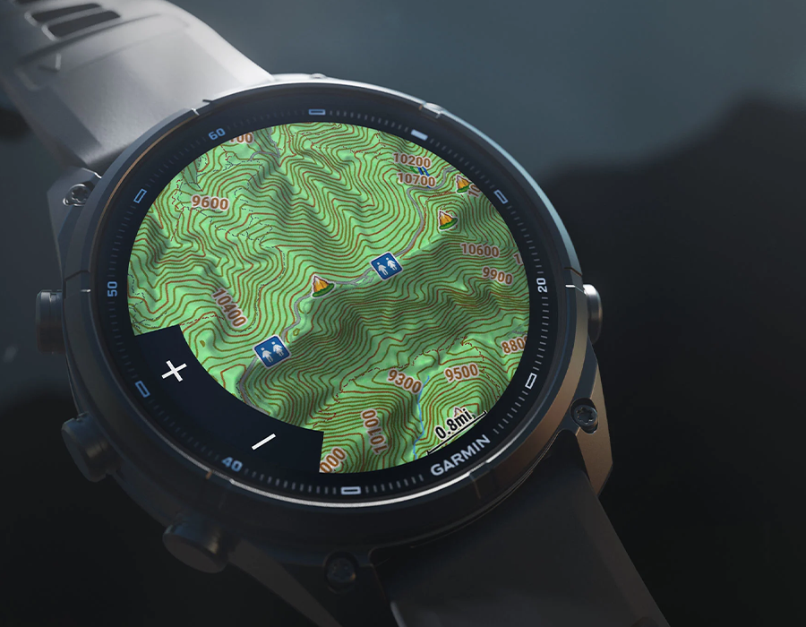 Смарт-годинник Garmin Fenix 9 Pro inReach Solar 47mm Titanium Case with Pebble Gray/Silver Gray Silicone Band (010-04338-00/01)