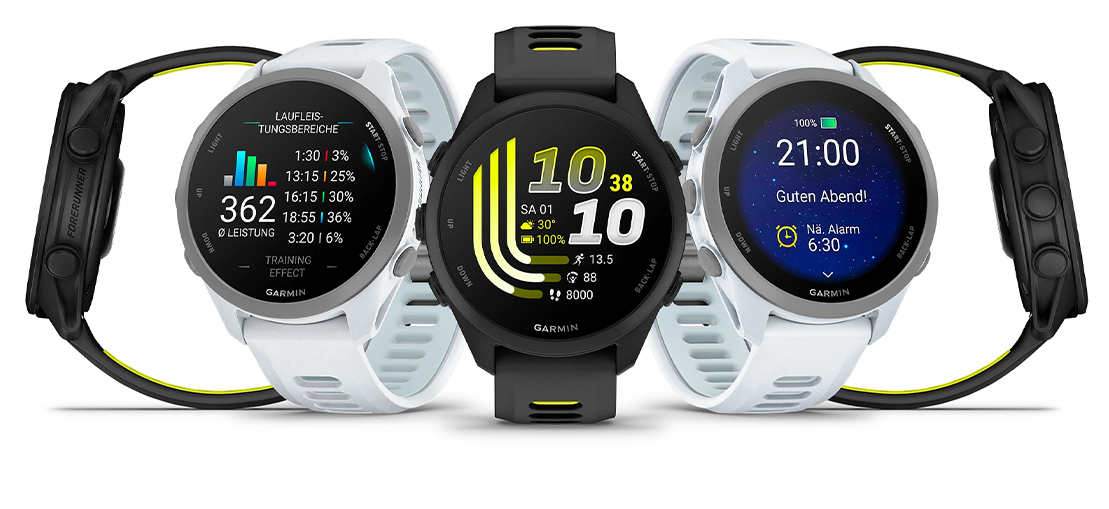 Смарт-часы Garmin Forerunner 170 Whitestone with Whitestone/Cloud Blue Band (010-03920-01)