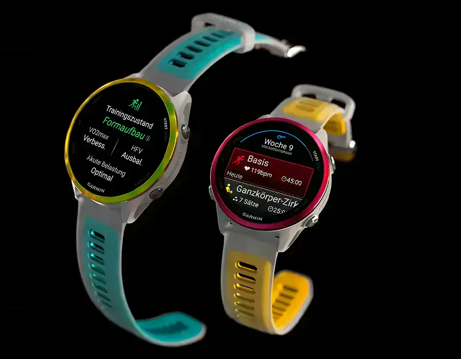 Garmin Forerunner 570 доступен в двух размерах: 42 мм и 47 мм