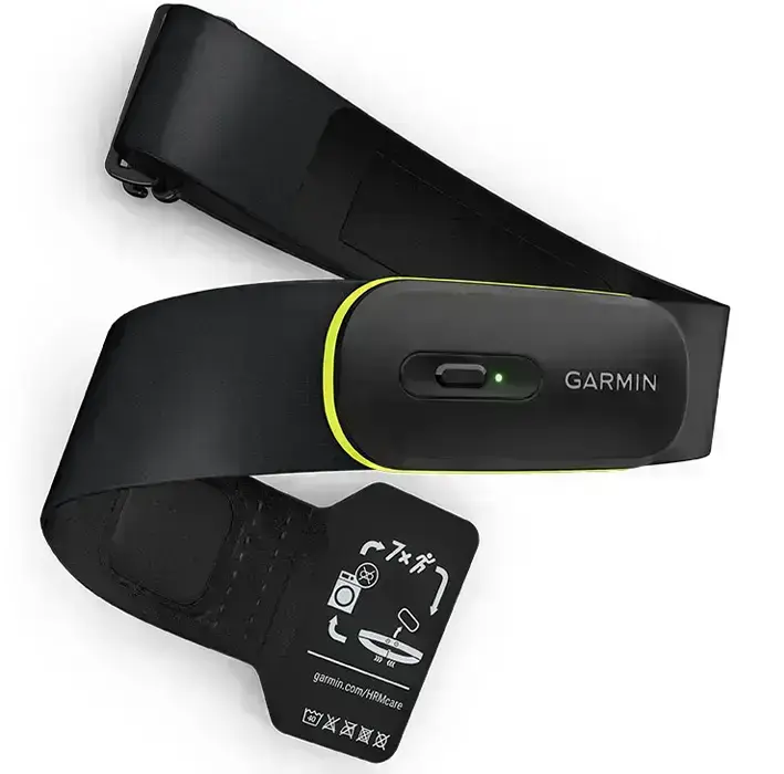 Garmin HRM 600 – светодиодный индикатор и кнопка для удобного использования