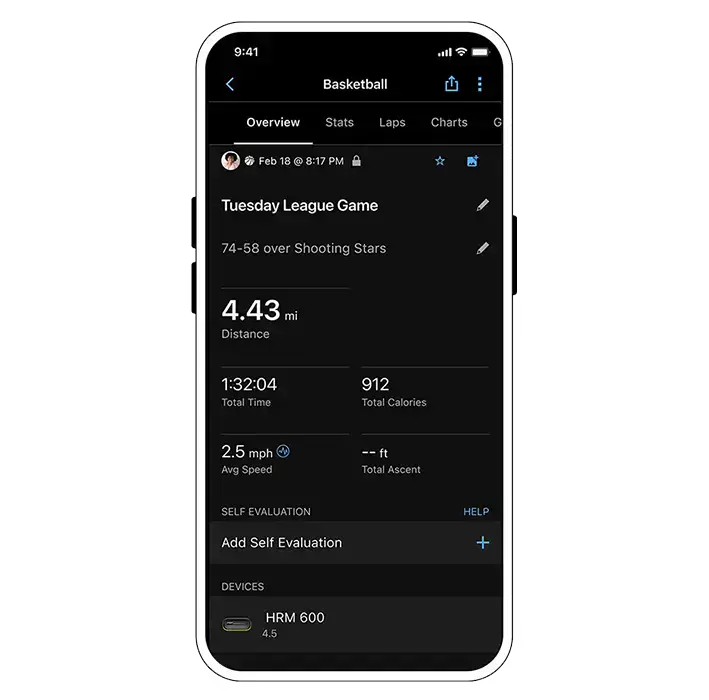Garmin HRM 600 – автономная запись тренировки без использования часов