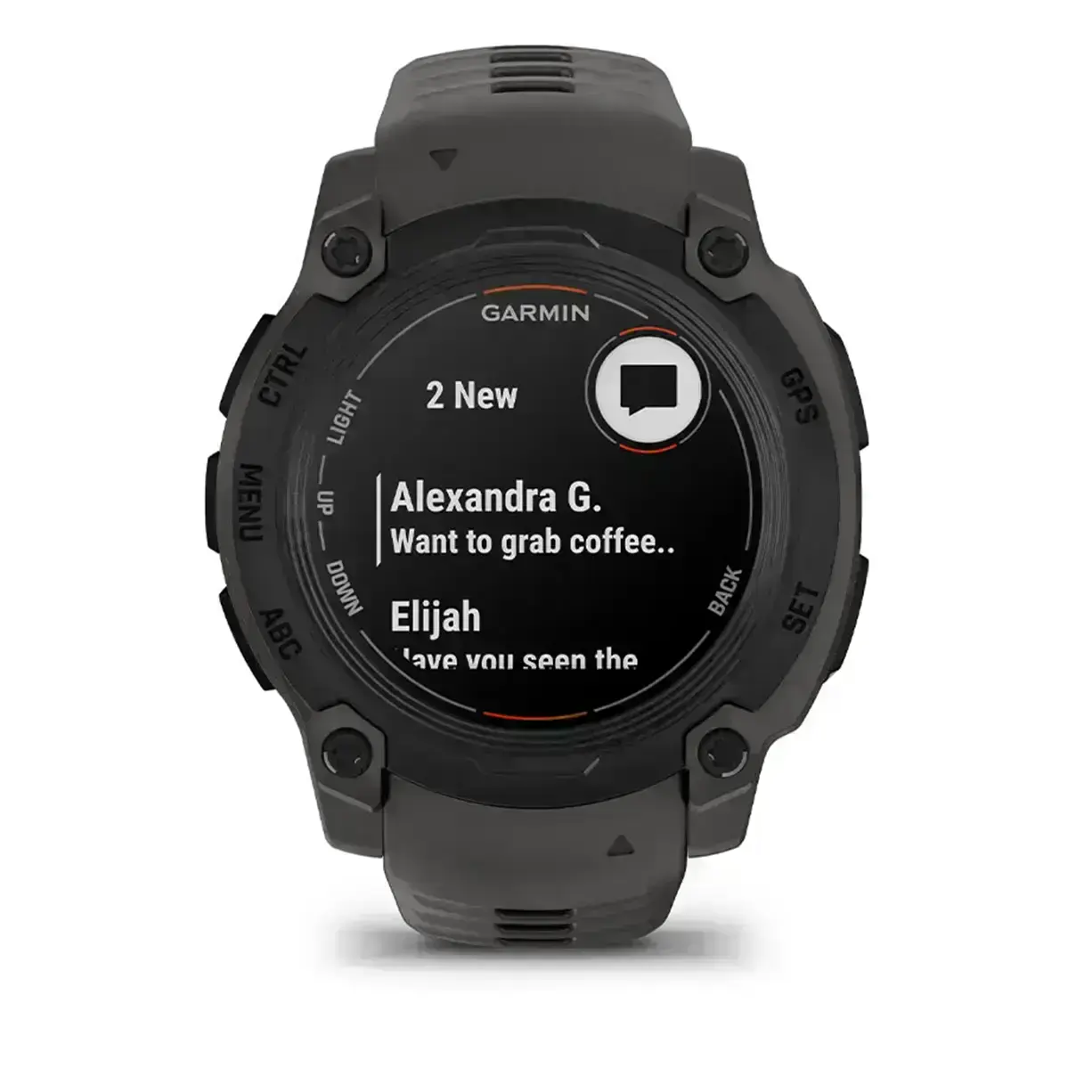 Смарт-годинник Garmin Instinct E з повідомленнями