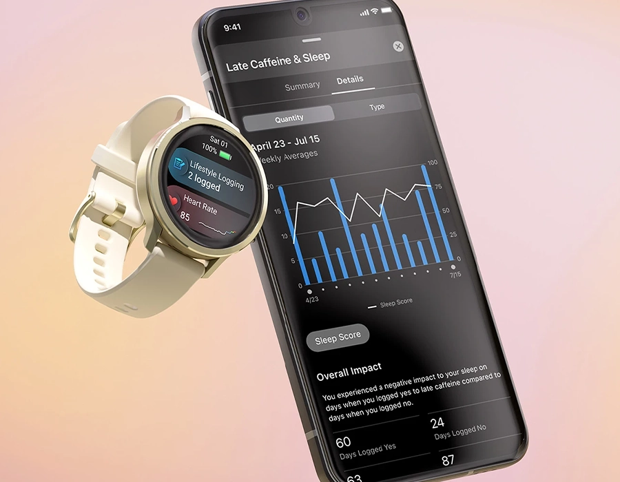Garmin Venu 4 – мониторинг пульса, ВСР и температуры кожи