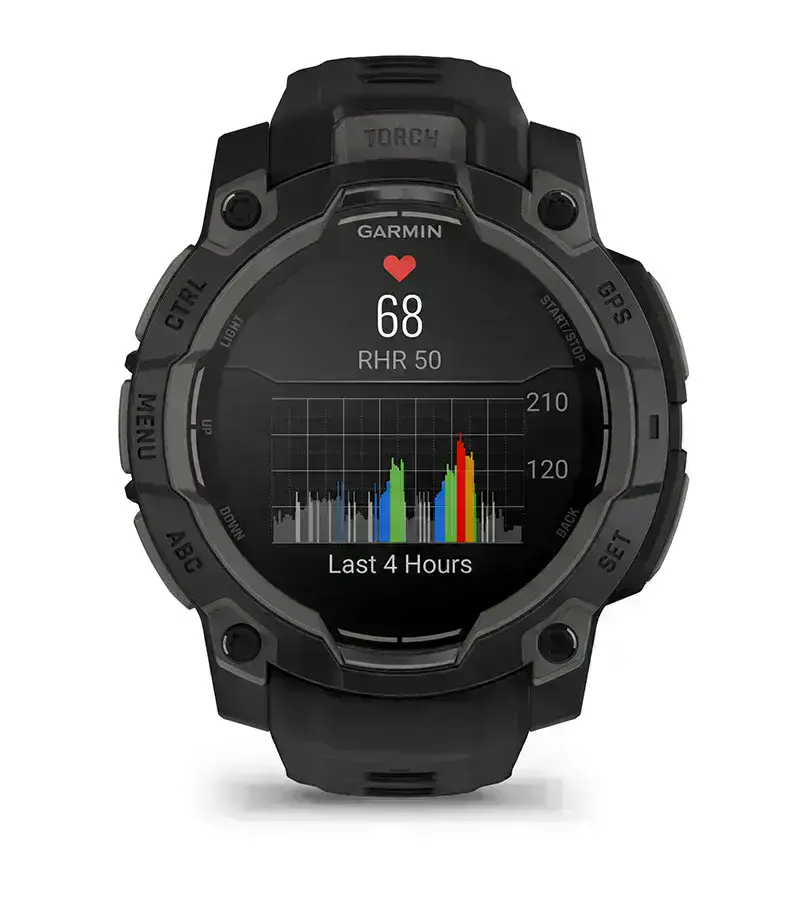 Garmin Instinct 3 AMOLED с прочным дизайном и металлическим ободом