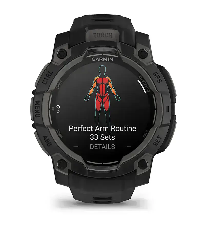 Garmin Instinct 3 AMOLED с длительным временем работы