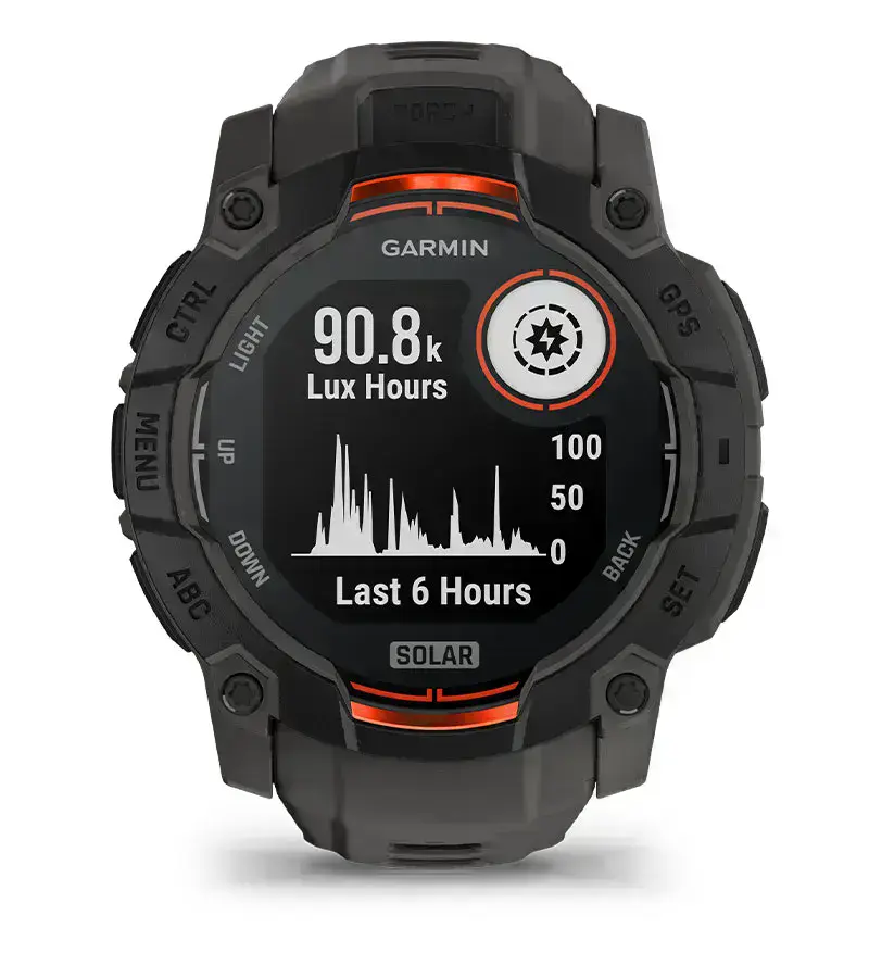 Garmin Instinct 3 Solar з сонячною зарядкою