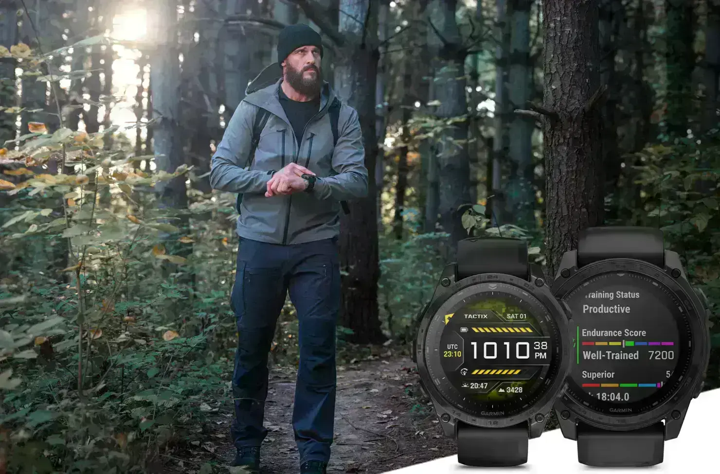 Часы Garmin Tactix 8 в режиме подготовки к миссии