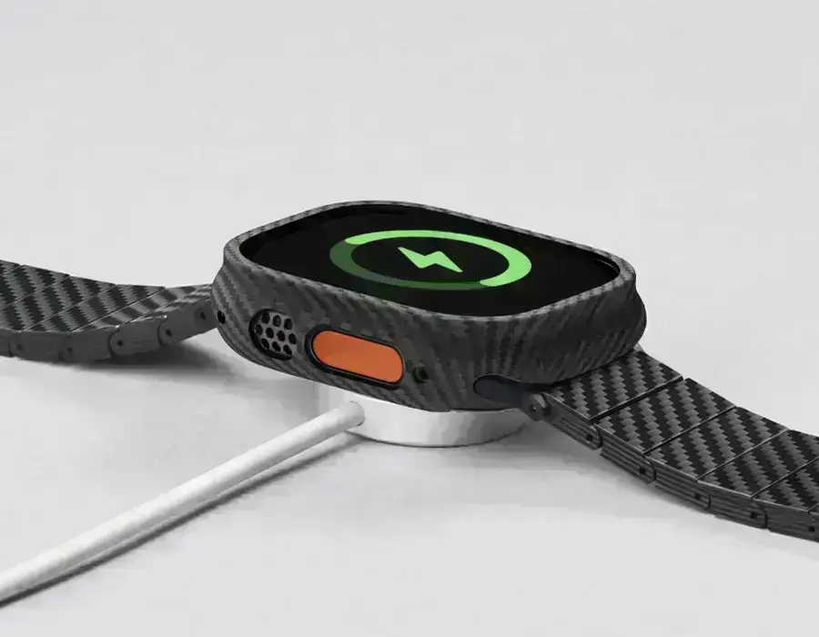 Бронированная защита чехла Pitaka Air Case для Apple Watch благодаря арамидному волокну