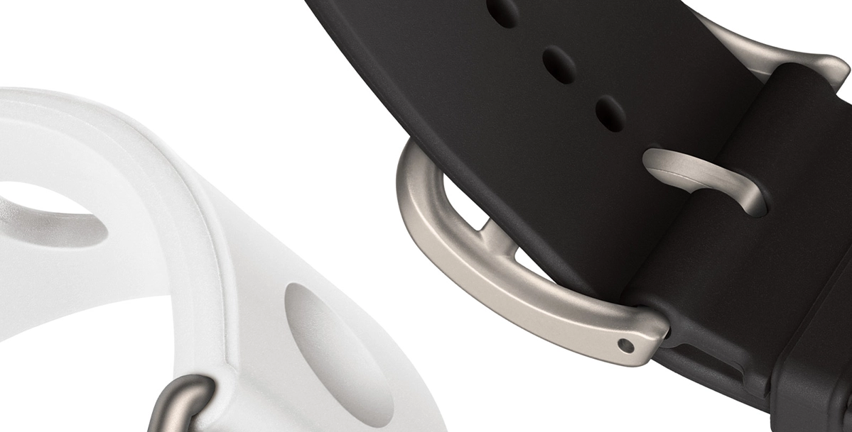 Ремешок Apple Watch Hermès 42/44/45/49mm Blanc Scub’H Diving (MGND4)