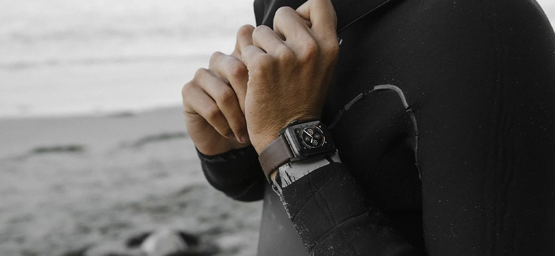 Ремешок Nomad Active Band Pro, водонепроницаемая кожа с FKM