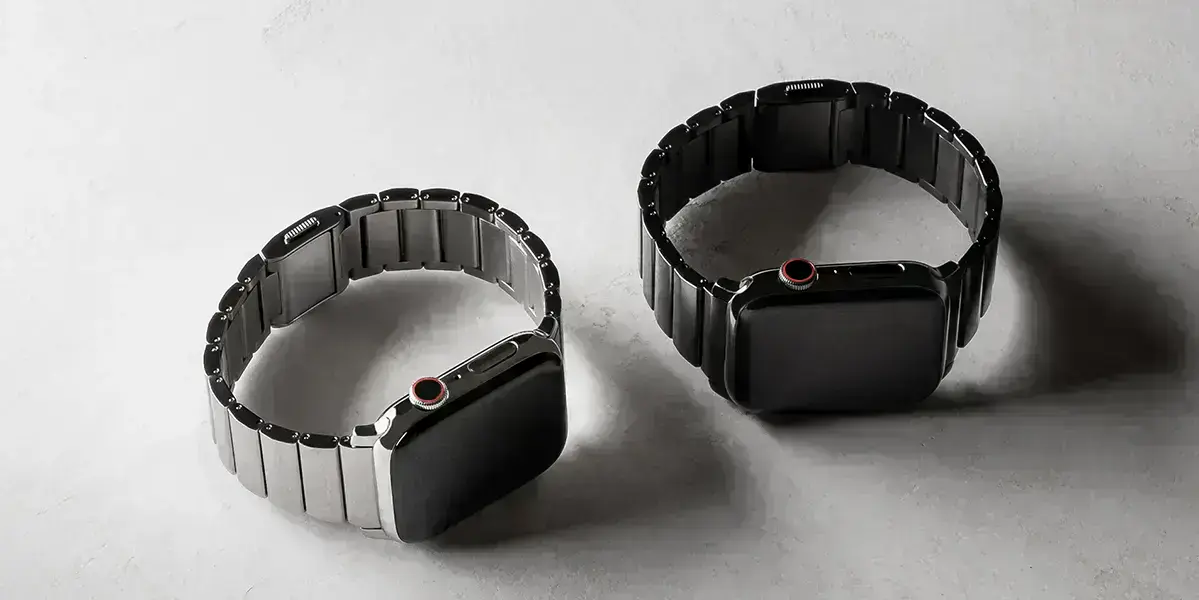 Общий вид ремешка Nomad Steel Band из нержавеющей стали для Apple Watch
