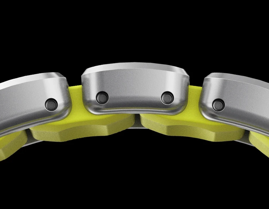 Ремінець Nomad Stratos Band Black Hardware для Apple Watch 46mm/49mm - Ultra Orange (NM011116858)