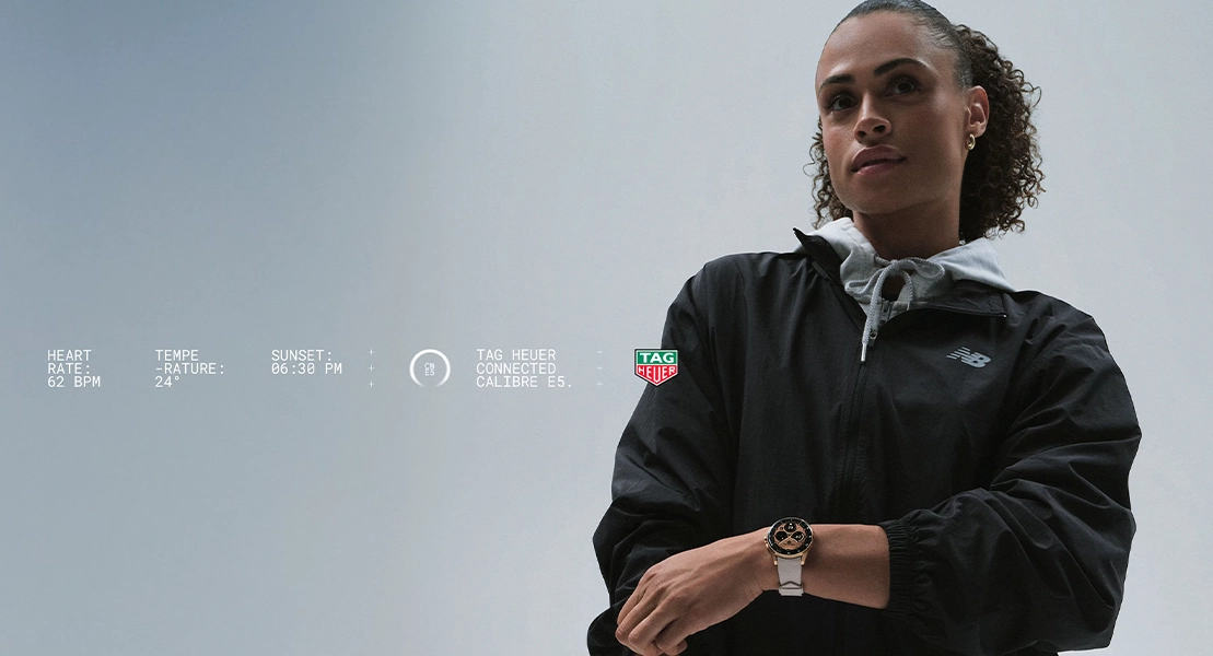 Смарт-часы TAG Heuer Connected Calibre E5 Golden Bright Edition - 40 mm Rose Golden PVD Steel Case with Pink Rubber Strap (SBT8011.BT0036)