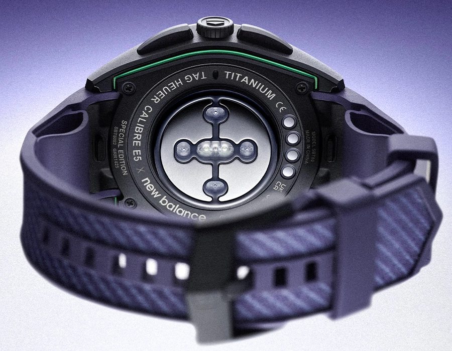 TAG Heuer Connected Calibre E5 New Balance Edition демонстрация датчиков