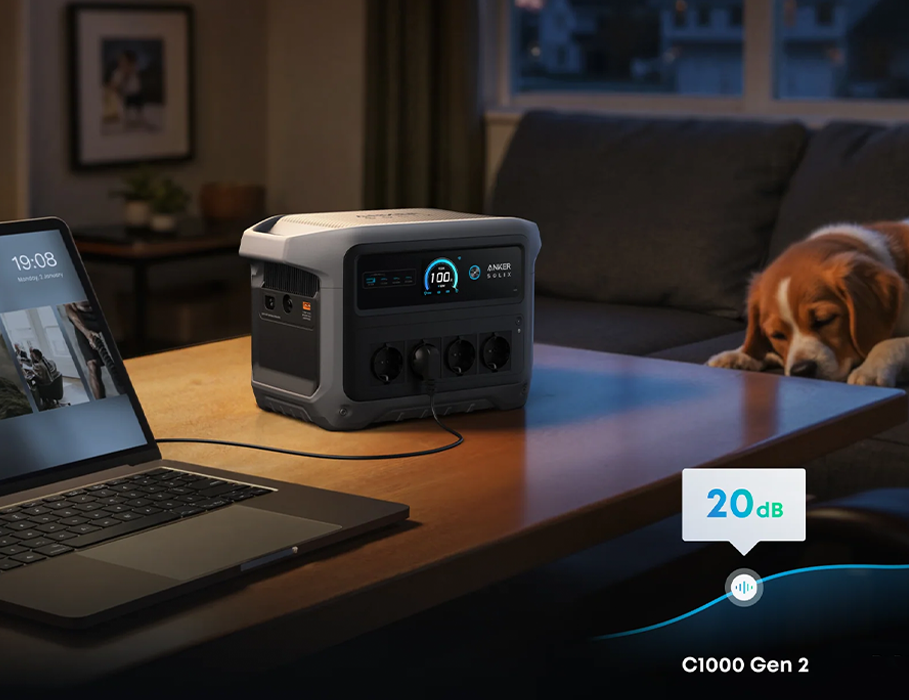 Портативная зарядная станция Anker SOLIX C1000 Gen 2 | 1024Wh 2000W (A1765)