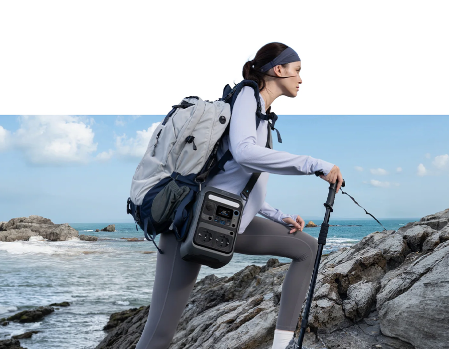 Портативная зарядная станция с ремешком Anker SOLIX C300X 288Wh 300W (A1723311)