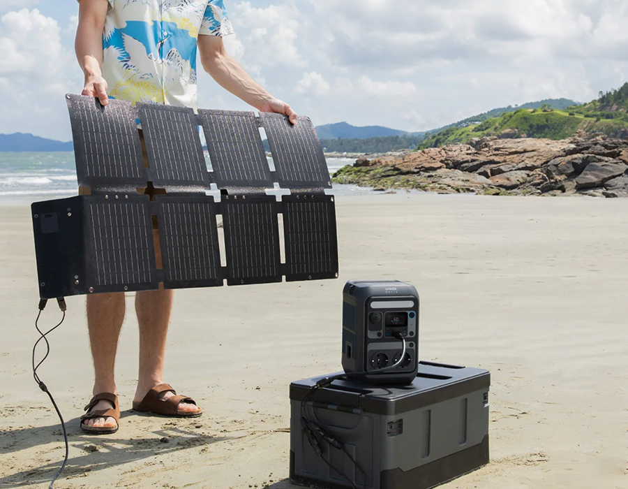 Портативная зарядная станция с ремешком Anker SOLIX C300X 288Wh 300W (A1723311)