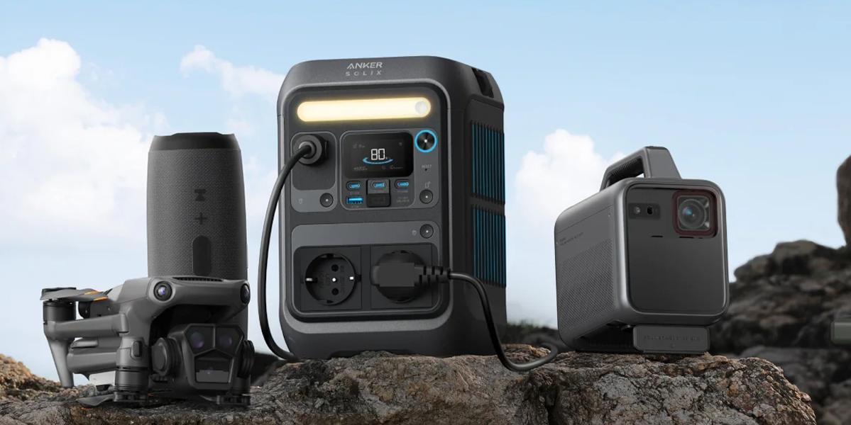 Портативная зарядная станция с ремешком Anker SOLIX C300X 288Wh 300W (A1723311)