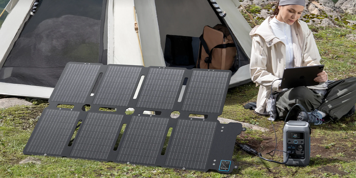 Портативна сонячна панель Anker SOLIX PS100X Solar Panel 100W (A24353A1)