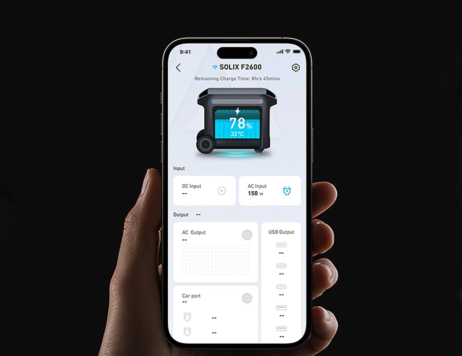 Портативна зарядна станція Anker SOLIX F2600 | 2560Wh 2400W (A1781311)