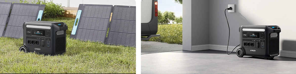 Портативна зарядна станція Anker SOLIX F2600 | 2560Wh 2400W (A1781311)