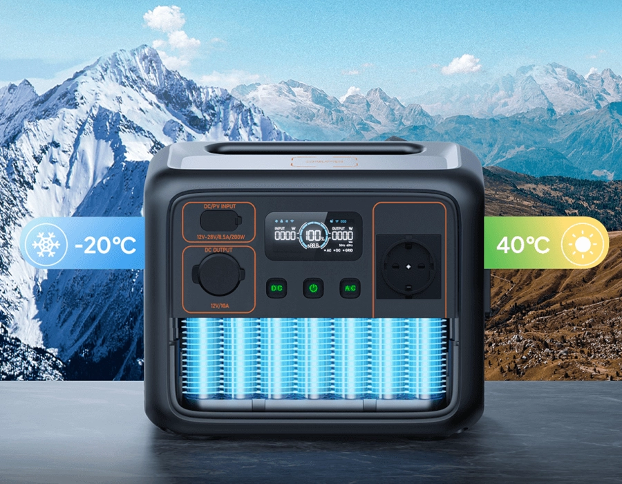 BLUETTI AC50P — надёжные аккумуляторные элементы LiFePO4 для безопасной работы