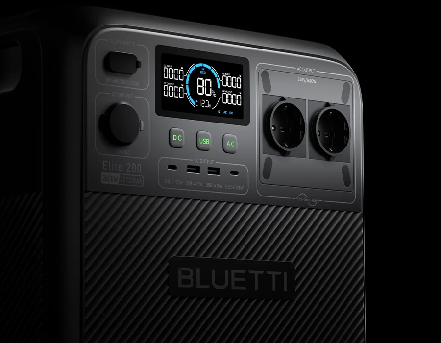 4-рівнева система безпеки BLUETTI Elite 200 V2 — захист від перегріву, перенапруги, перевантаження та займання