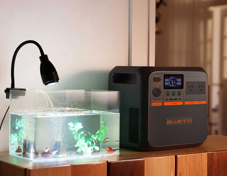 Портативная зарядная станция BLUETTI Premium 200 V2 | 2700W 2073.6Wh (P-PR200V2-EU-GY-BL-010)