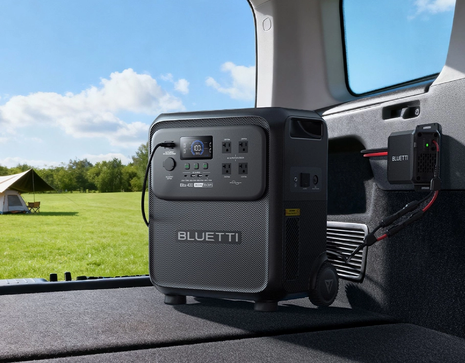 Портативна зарядна станція BLUETTI Elite 400 | 3840Wh 2600W (P-EL400-EU-GY-BL-010)