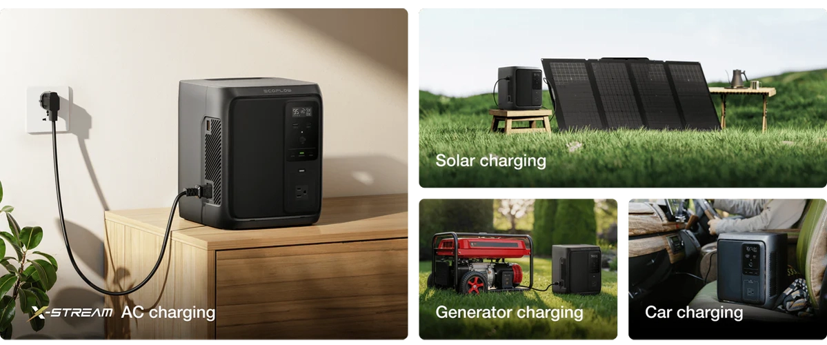 DELTA 3 1000 Air - швидка зарядка X-Stream