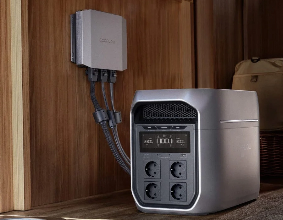 Портативная зарядная станция EcoFlow DELTA 3 Max Plus 2048Wh 6000W (EFD3MP-EU-CBOX)