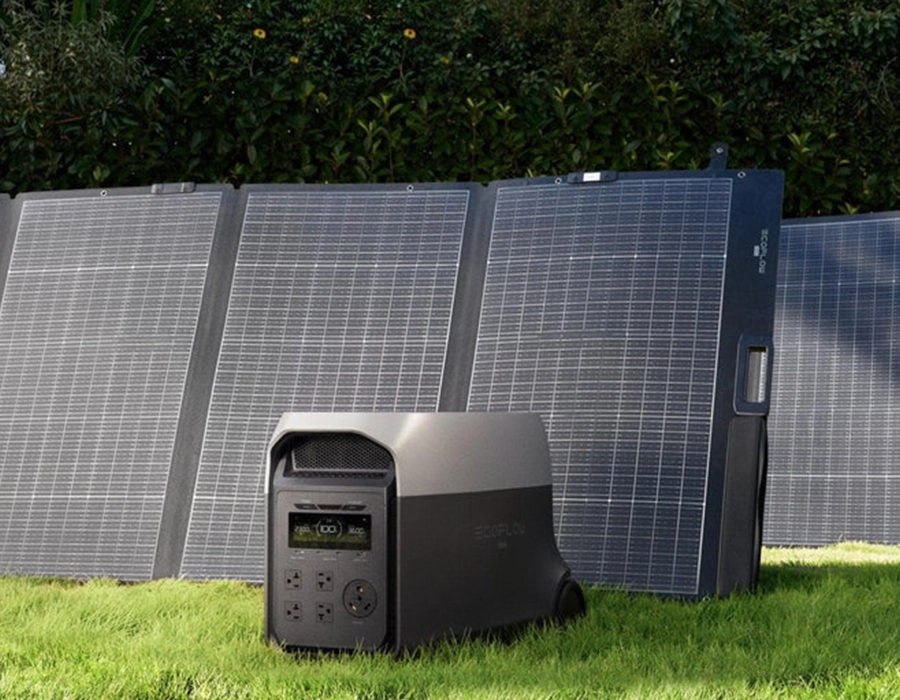 EcoFlow DELTA 3 Ultra — зарядка от солнечных панелей