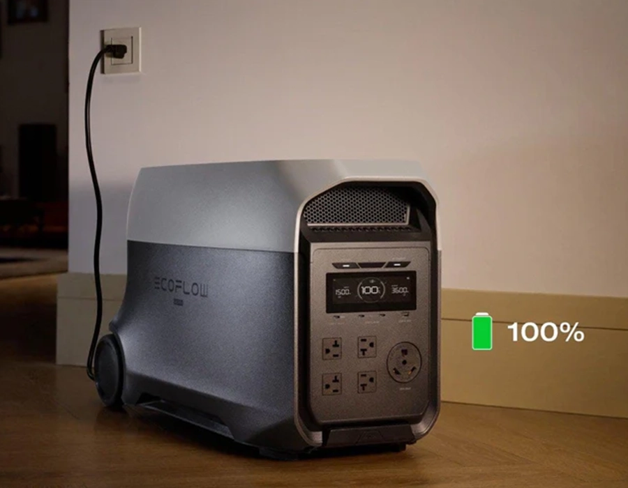 EcoFlow DELTA 3 Ultra — зарядка от сети