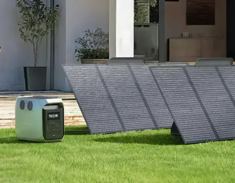 Зарядка EcoFlow DELTA 3 с помощью солнечной энергии до 500 Вт