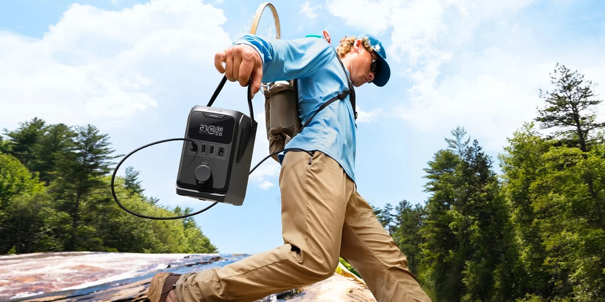 Портативное зарядное устройство с фонарем EcoFlow TRAIL Plus 300 DC | 90000mAh/288Wh (EF-TRAIL300Plus-N)