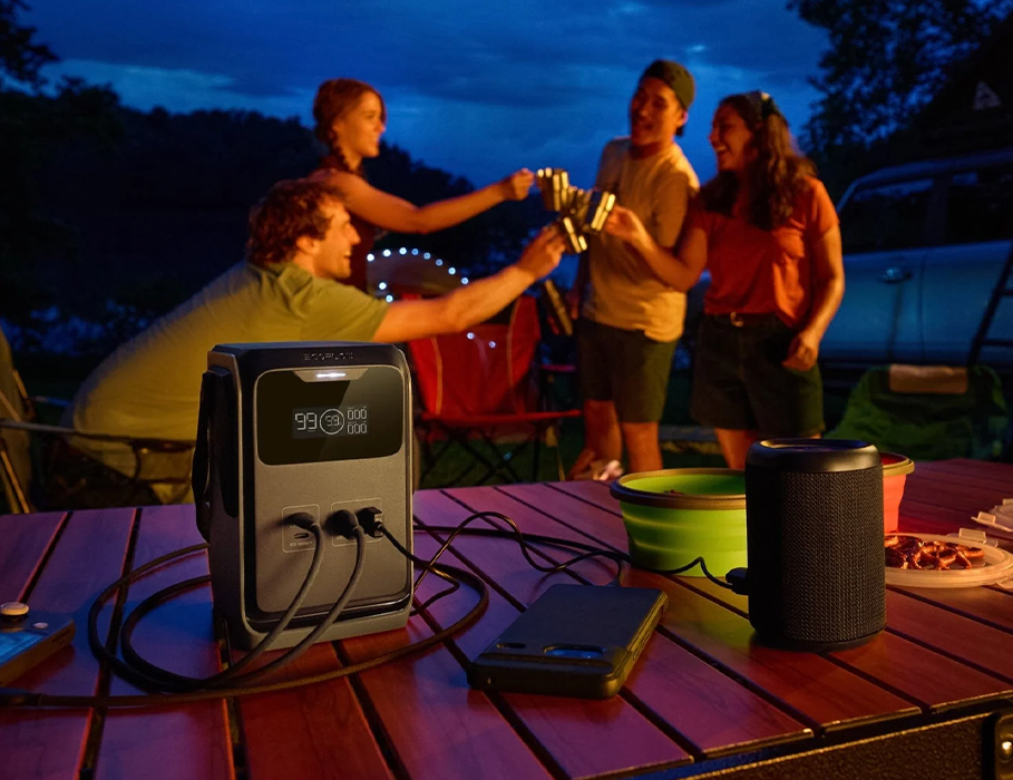 Портативное зарядное устройство с фонарем EcoFlow TRAIL Plus 300 DC | 90000mAh/288Wh (EF-TRAIL300Plus-N)